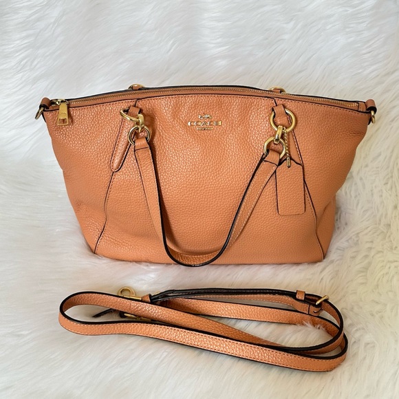 Coach Tan Leather Women's Bag - Picture 1 of 17